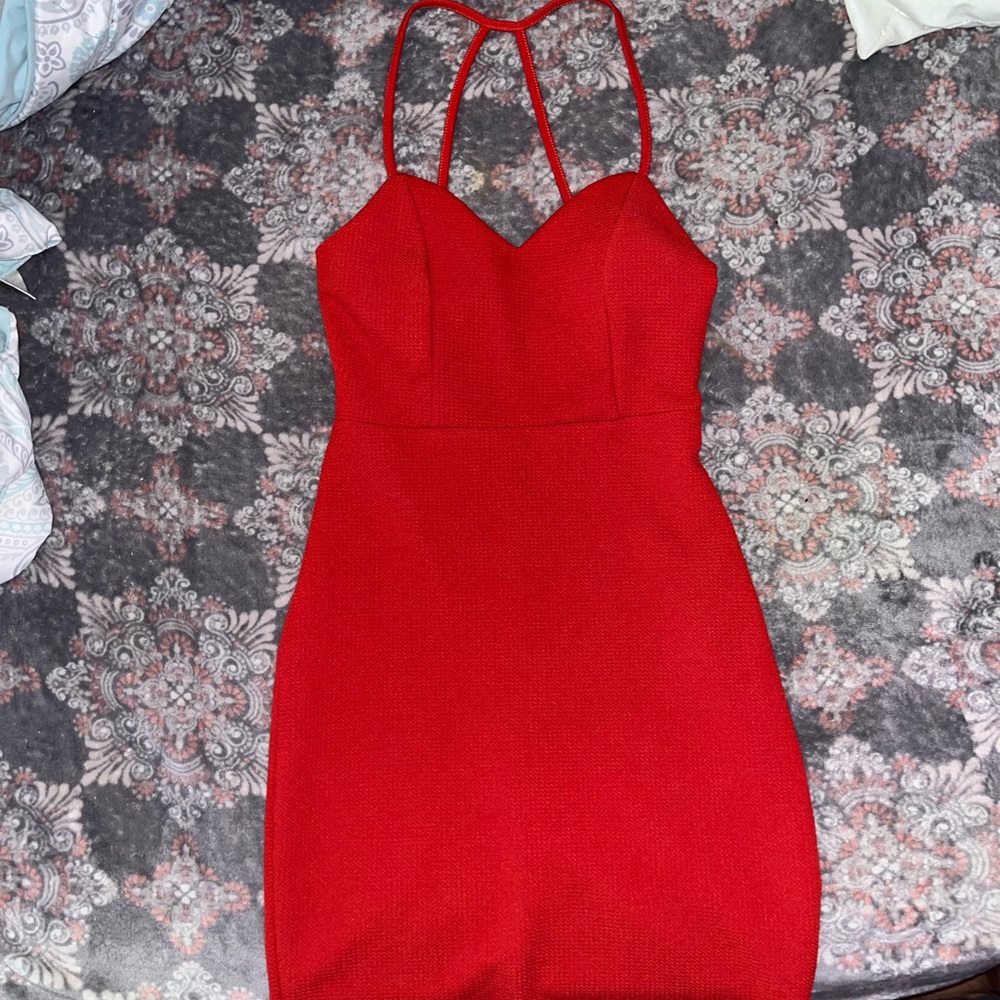 Orange dress
